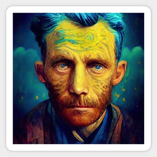 Illustrations inspired by Vincent van Gogh Sticker